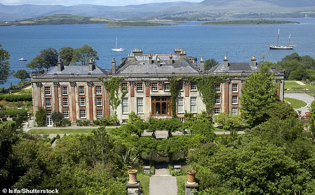 It won't have come cheap: Guests partied at the four-star Bantry House venue as they celebrated their union with a private party, with the venue closed to guests