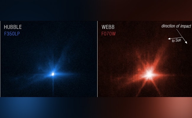 See the first images of Webb's asteroid strike, Hubble Telescopes