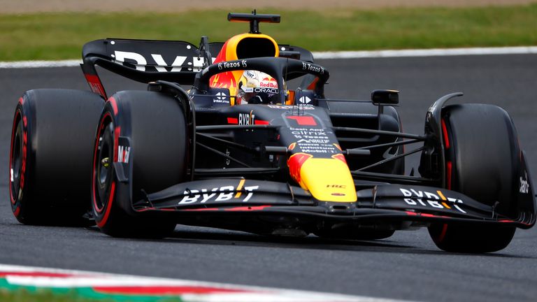 Max Verstappen de Red Bull décroche la pole du Grand Prix du Japon 