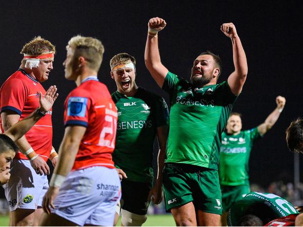 Munster endured another tough night with a loss to Connacht on Friday.  Photo: Sportsfile