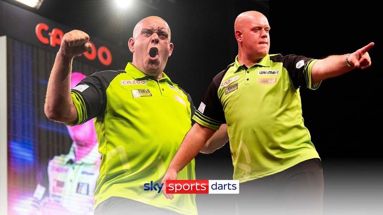 Highlights from the World Grand Prix Final between Michael van Gerwen and Nathan Aspinall which saw the Dutchman win his sixth title despite a fiery fightback from his opponent